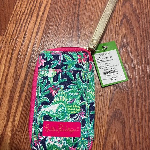 Lilly Pulitzer carded ID smart phone wristlet - Picture 6 of 8
